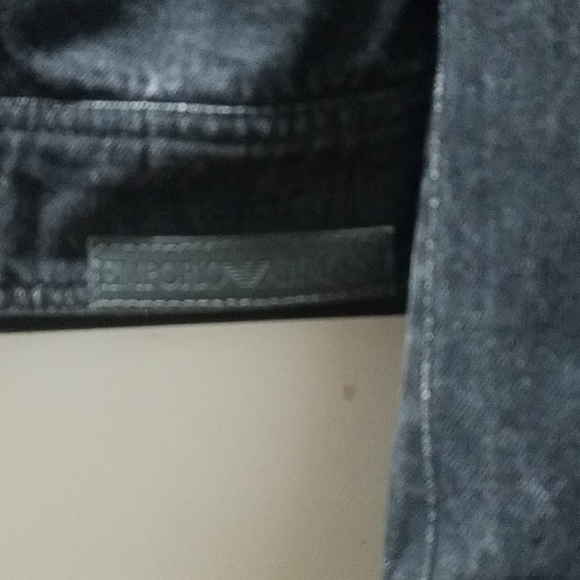 Emporio Armani Denim Biker Jacket Medium Slim fit - Picture 4 of 6